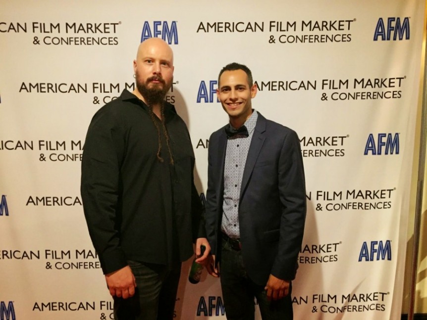 American Film Market 2014 AFM Jes Selane and Johnny Ortiz